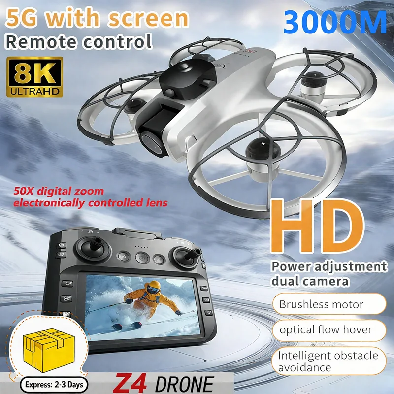 Drone Ae Rc - Drone MINI Z4 Baru 4K Profesional