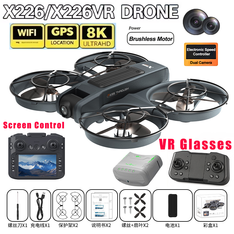 Drone Rc X226 - Drone FPV VR X226/X226VR Drone 4K