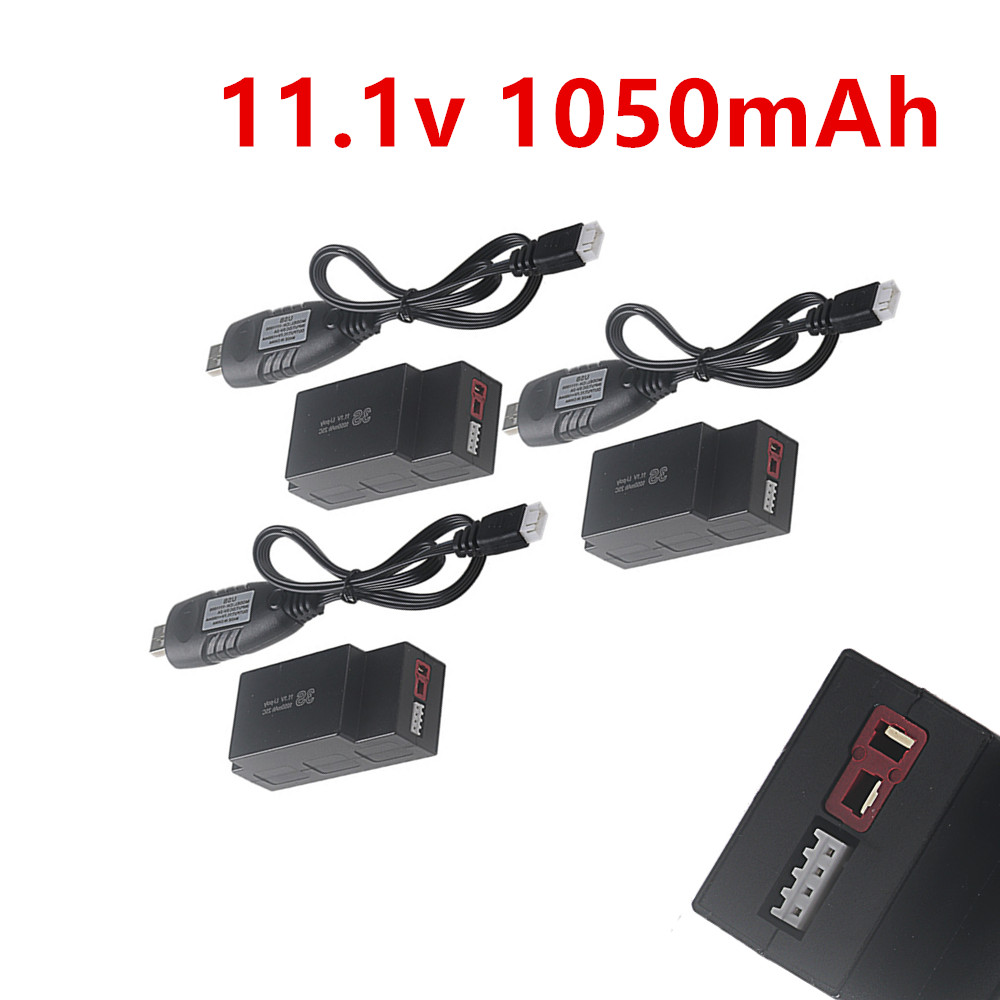 Lipo Battery Charger - Baterai Lipo 3s 11.1V 1050mAh yang
