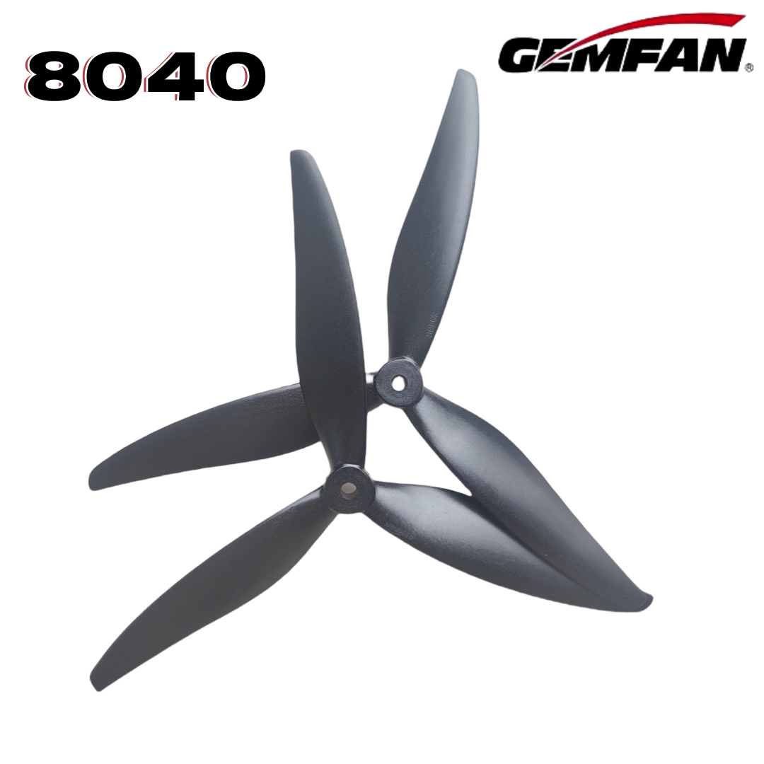 Drone Rc Diy - Gemfan 8040 8X4X3 3-Blade 8-Inch Baling-Baling