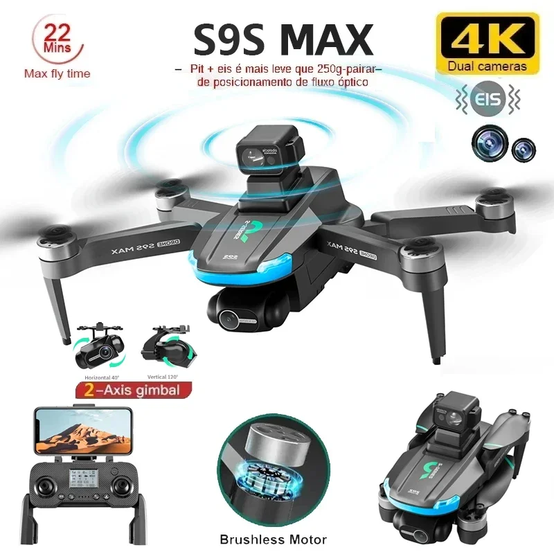 Drone Ae Rc - Drone MINI S9S MAX Baru 4K