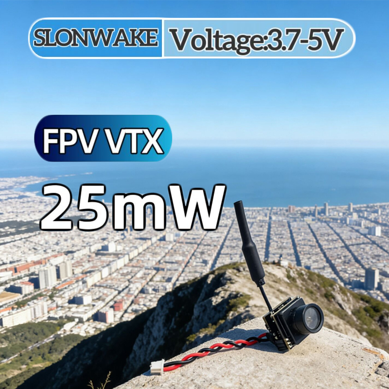 Drone With Rc Remote - SLONWAKE FPV 25mW Simulasi Daya VTX