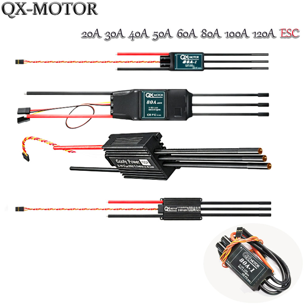 Drone Rc Leading - Pengontrol Kecepatan ESC Tanpa Sikat 20A-120A