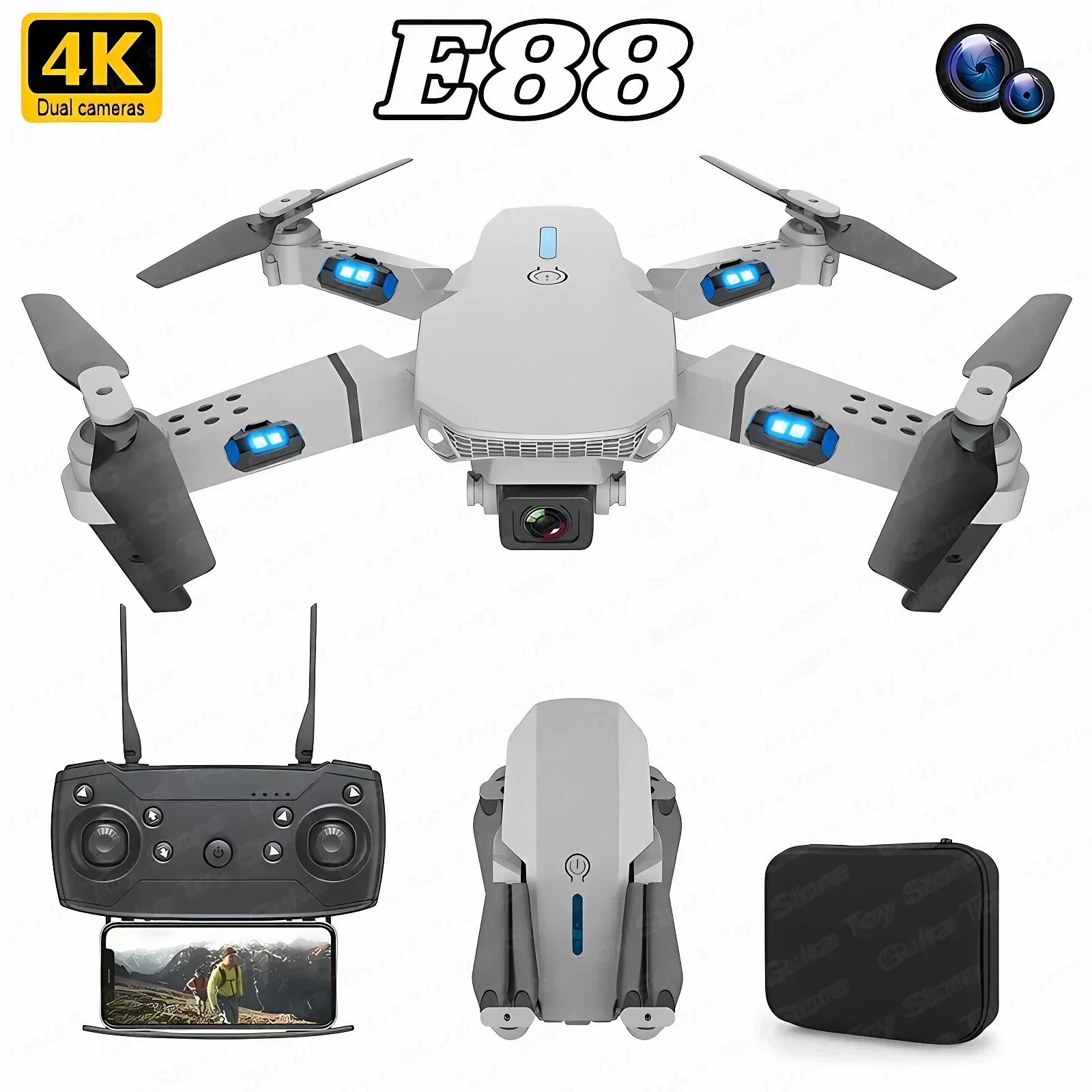 Drone Rc Not Connected - Drone Wifi Fpv E88 Pro Baru