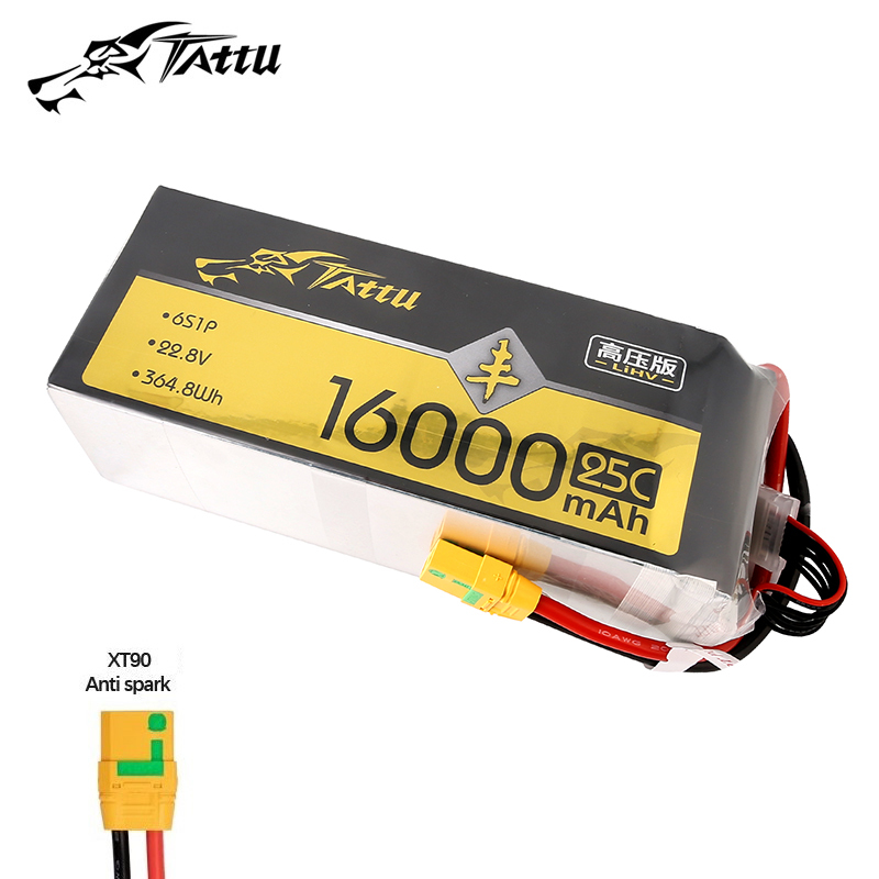 Drone Zll Rc - Upgrade Baterai LiPo TATTU 16000mAh 25C