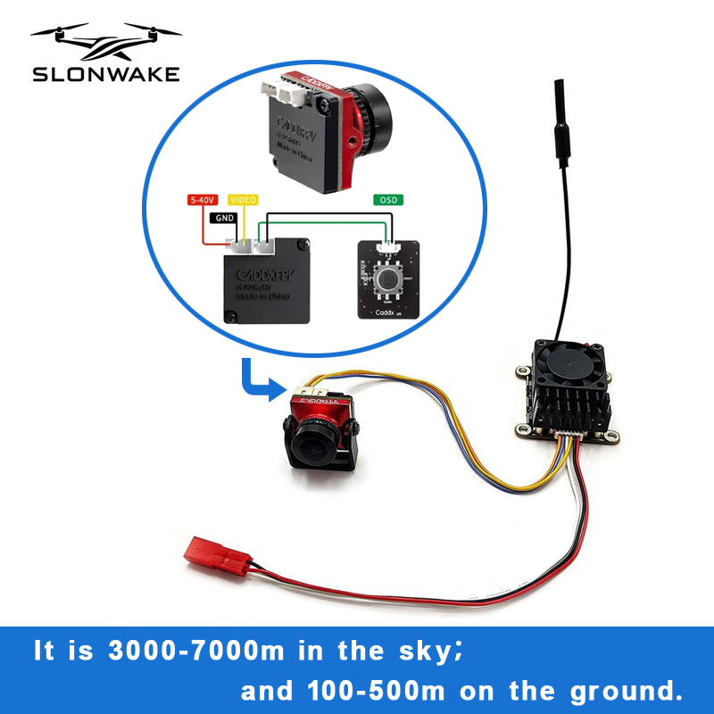 Rc Transmitter - Transmitter Nirkabel FPV Jarak Jauh 5.8Ghz