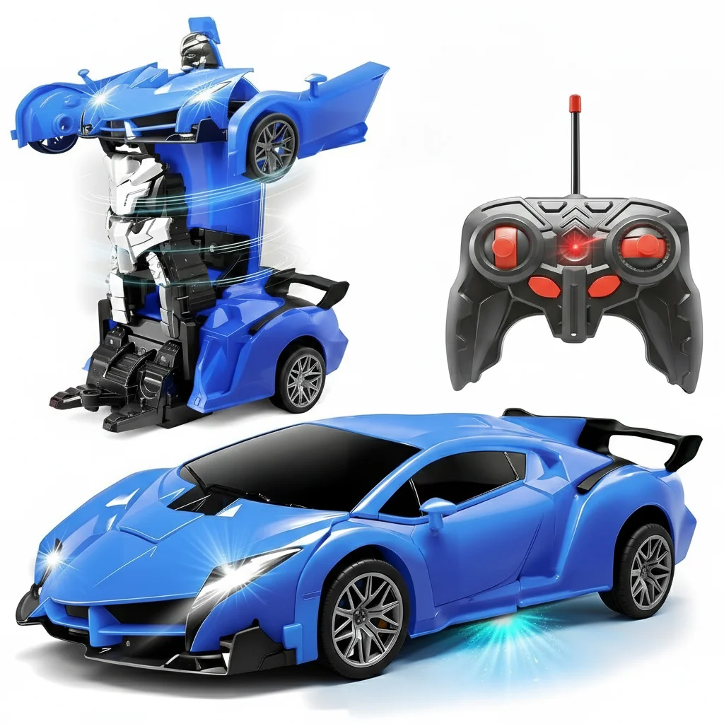 Drone Or Rc Car - Mobil Robot Transformer RC 2 in