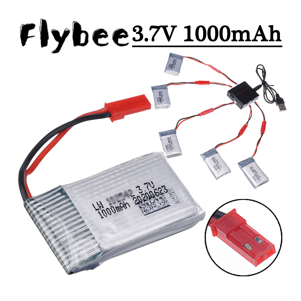 Lipo Battery Charger - Baterai Lipo 3.7V 1000mah dan Pengisi