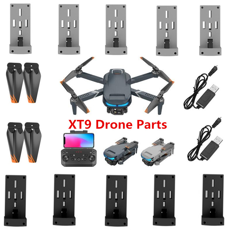 Drone Rc Xt9 - Baterai Drone XT9 LS-XT9 XT9 Profesional