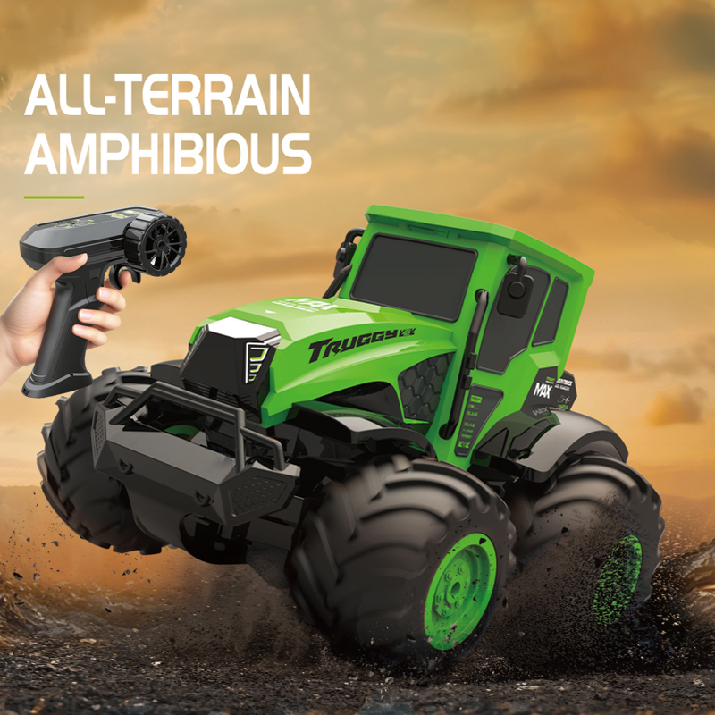 Drone Or Rc Car - Mobil RC Amfibi Skala 1:14, Kendaraan