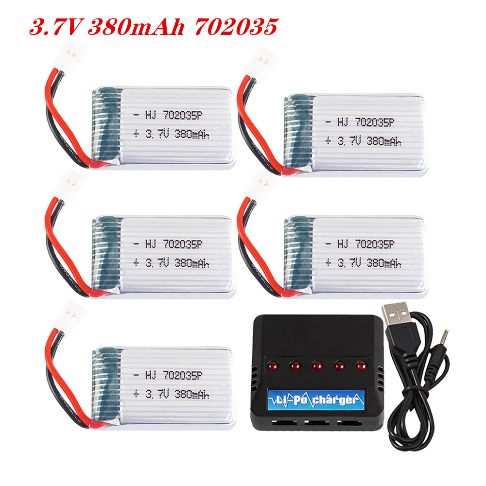 Lipo Battery Charger - 3.7V 380mah 702035 Baterai Lipo Baterai