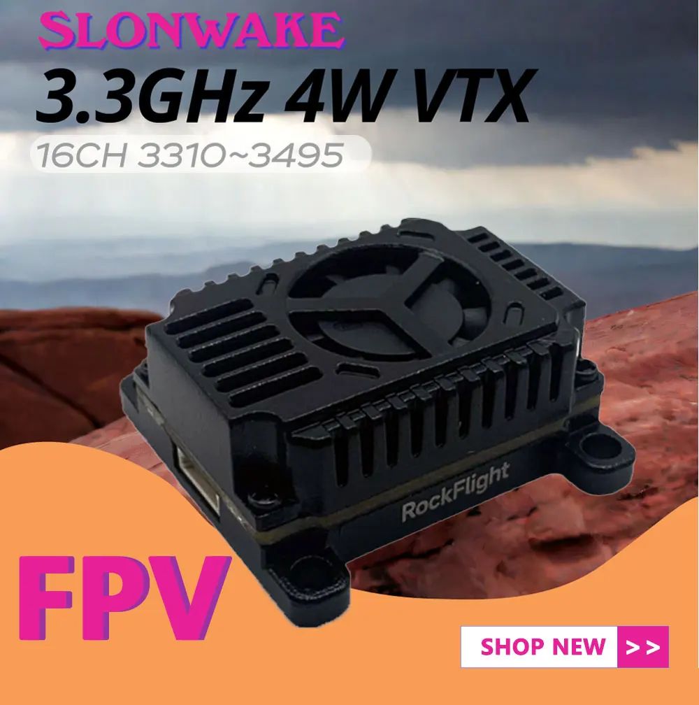 SLONWAKE FPV 3.3G 16CH 4000mW  - Drone With Rc Remote ulasan dan harga