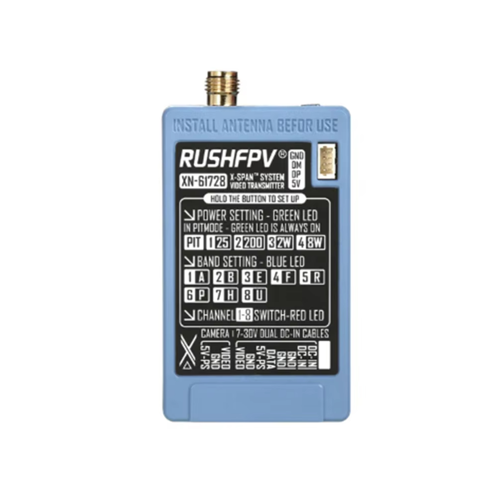 RUSHFPV 6.1‑7.2G 8W X61728 VTX - Drone With Rc Remote ulasan dan harga