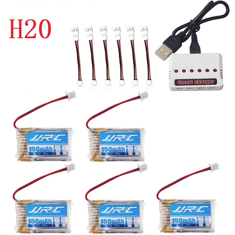 Baterai JJRC H20 Asli 3.7V 150 - Lipo Battery Charger ulasan dan harga