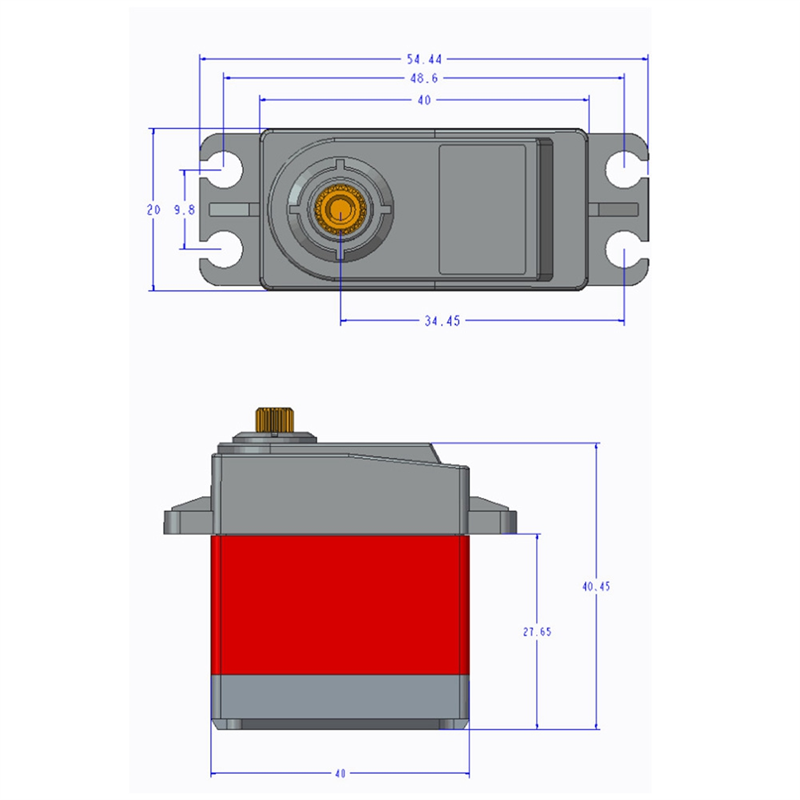 Servo Digital 20KG Torsi Besar - Drone Switch Rc ulasan dan harga