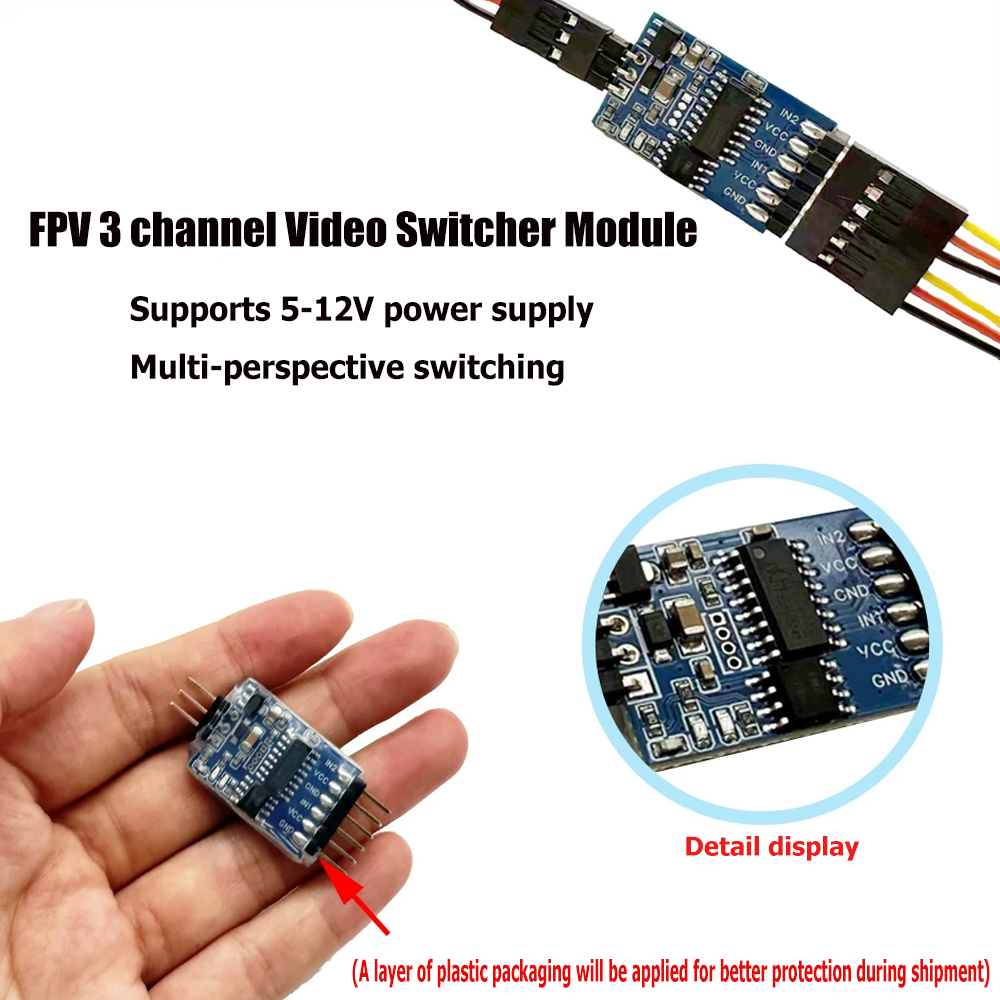 Modul Pengalih Video 3 Saluran - Drone With Rc Remote ulasan dan harga