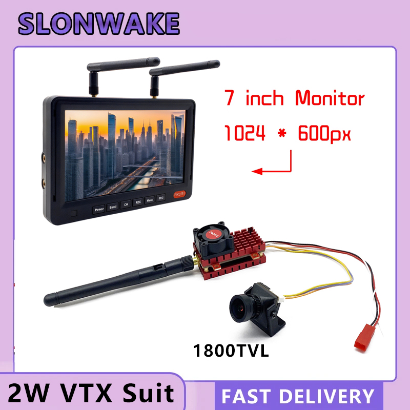 SLONWAKE 5.8G 2W VTX FPV Kamer - Drone Ae Rc ulasan dan harga