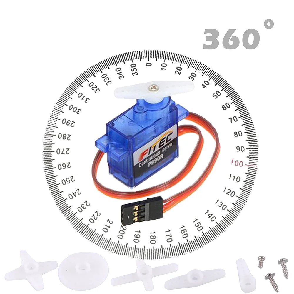 Feetech Mini FS90R mikro Servo - Drone Helicopter Rc ulasan dan harga