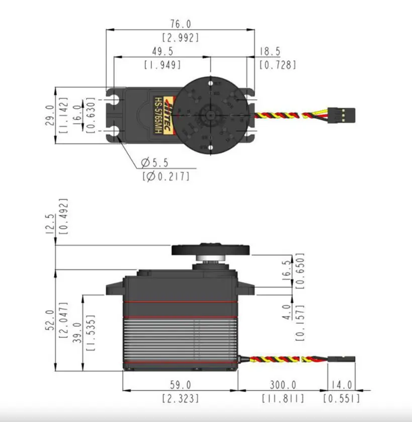 HS-5765MH Servo Digital Skala  - Rc Transmitter ulasan dan harga