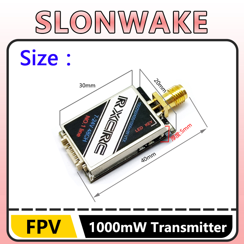 SLONWAKE 5.8G 48CH 1W VTX 100/ - Drone With Rc Remote ulasan dan harga