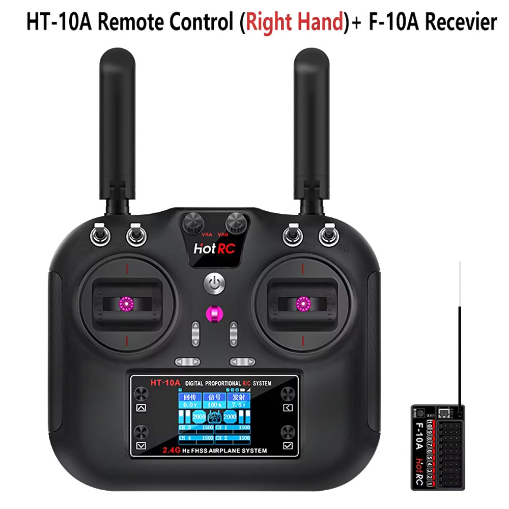 Hotrc HT-10A 2.4G 10CH Transmi - Drone Helicopter Rc ulasan dan harga