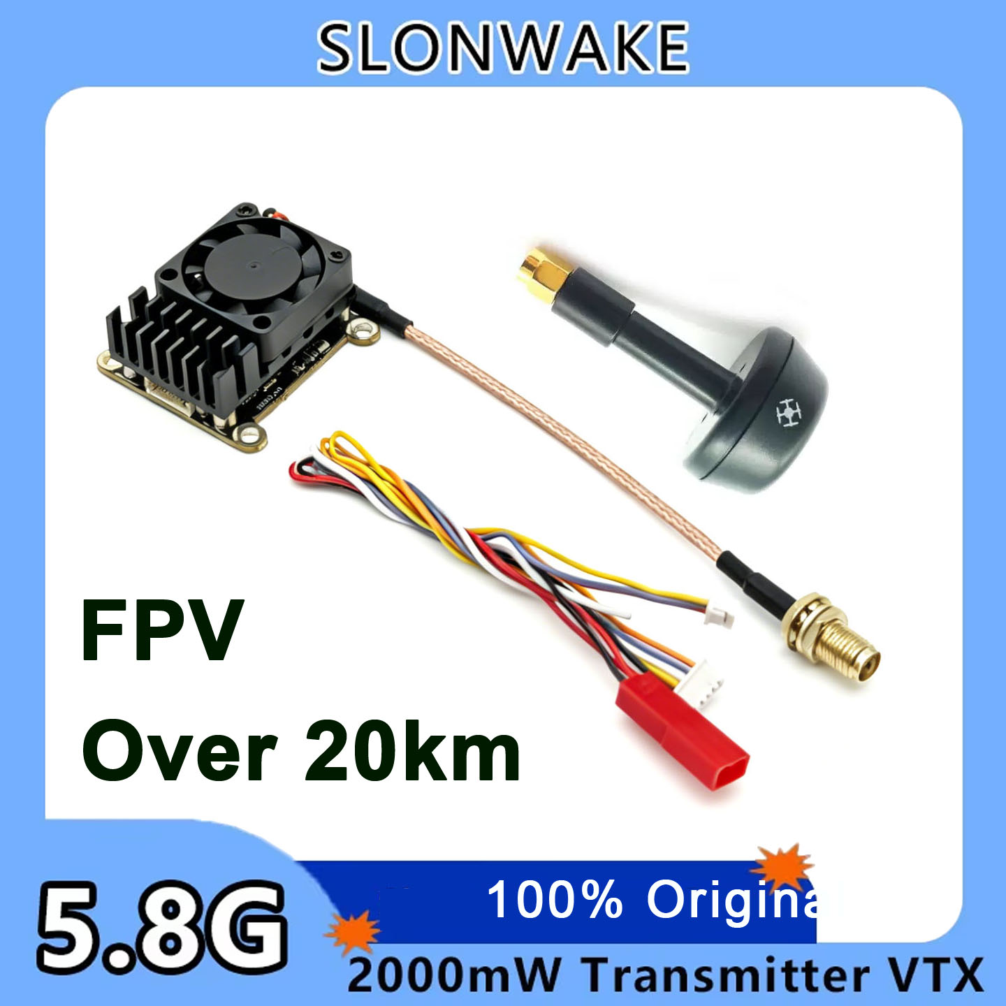 Pembaruan baru 5.8Ghz 2W VTX F - Vtx Video Transmitter ulasan dan harga
