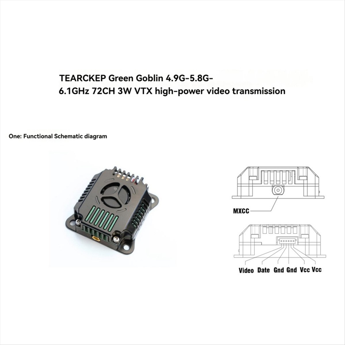 Mesin FPV traverse 4.9 hingga  - Vtx Video Transmitter ulasan dan harga