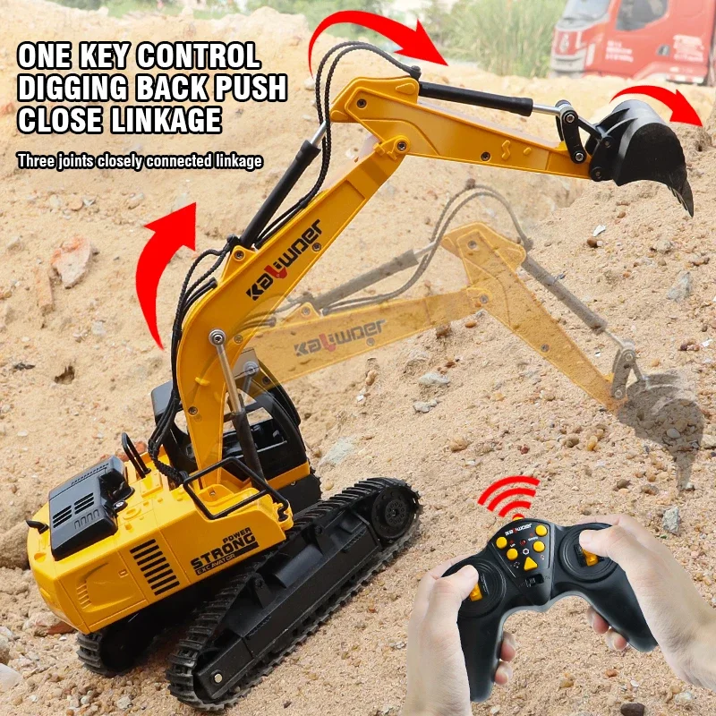 Huina Rc Ekskavator 1/24 9Ch M - Drone Or Rc Car ulasan dan harga