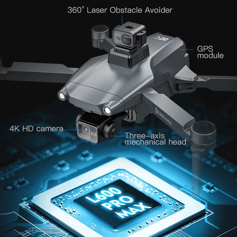 L600 PRO MAX Drone GPS profesi - Drone Ae Rc ulasan dan harga