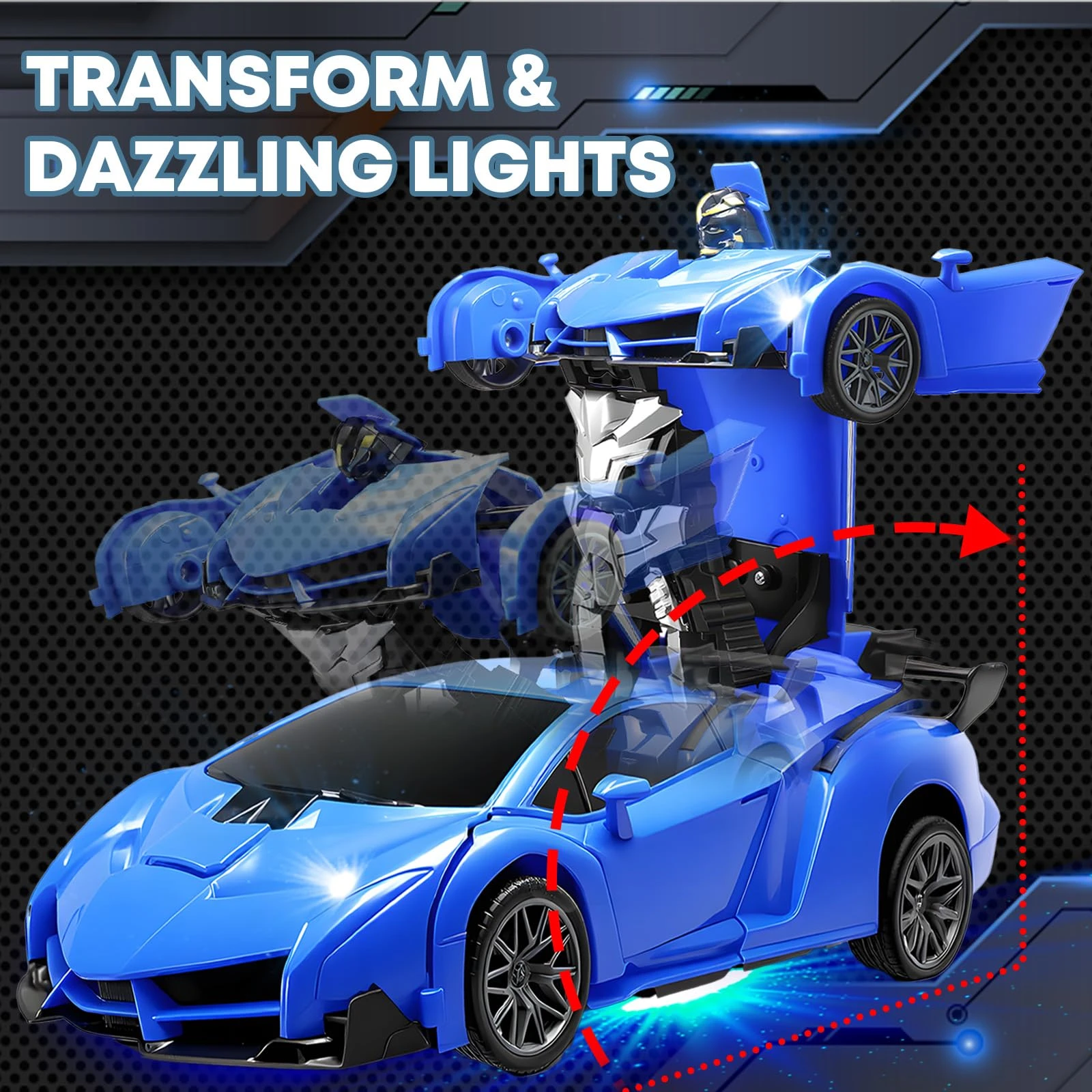 Mobil Robot Transformer RC 2 i - Drone Or Rc Car ulasan dan harga
