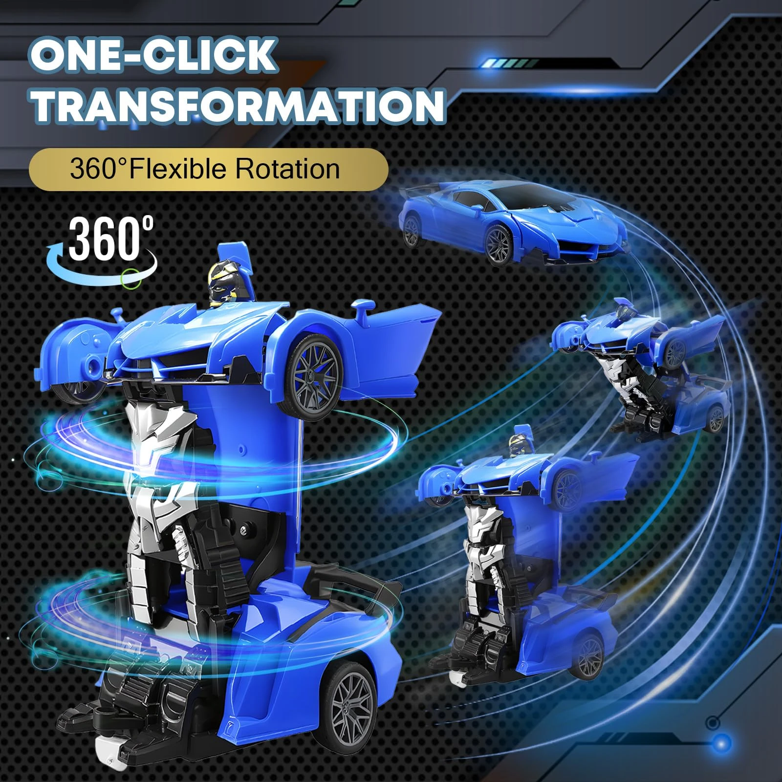 Mobil Robot Transformer RC 2 i - Drone Or Rc Car ulasan dan harga