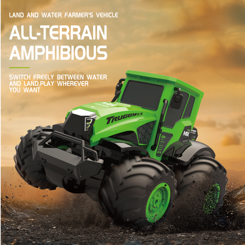 Mobil RC Amfibi Skala 1:14, Ke - Drone Or Rc Car ulasan dan harga