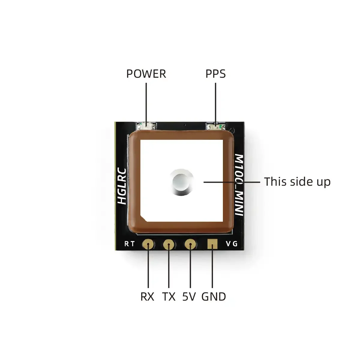 HGLRC M100 Modul GPS MINI M10  - Drone Rc Leading ulasan dan harga