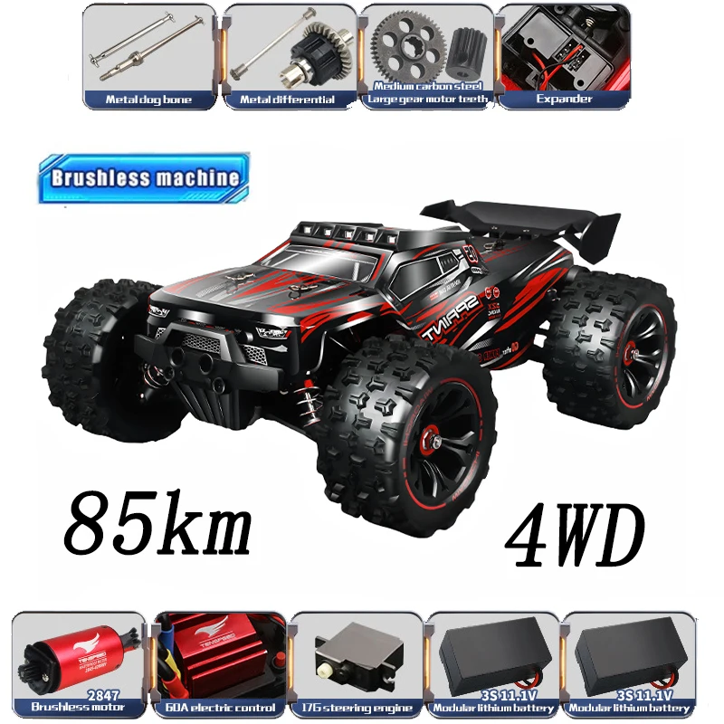 Mobil RC 4WD anak-anak, mainan - Drone Or Rc Car ulasan dan harga